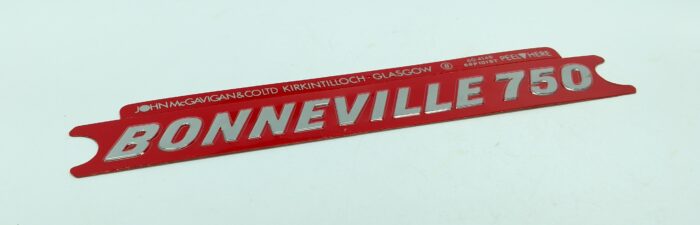 Triumph "Bonneville 750" Decal - Raised Letters - Image 2
