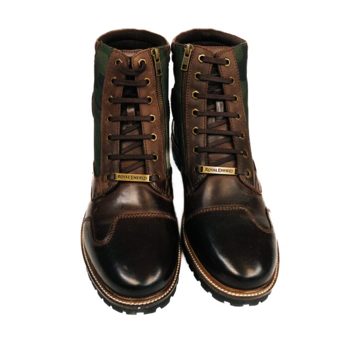 Royal Enfield "Stellar" Riding Boots, Camouflage - Image 3