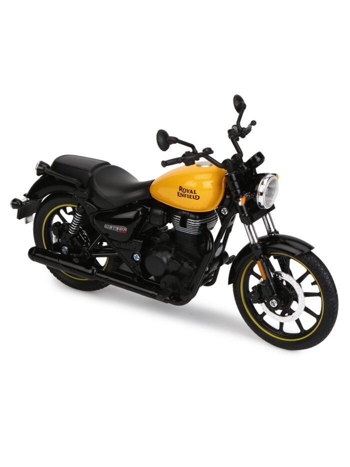 Royal Enfield 1:12 Scale Model, Meteor 350 "Fireball Yellow" - Image 2